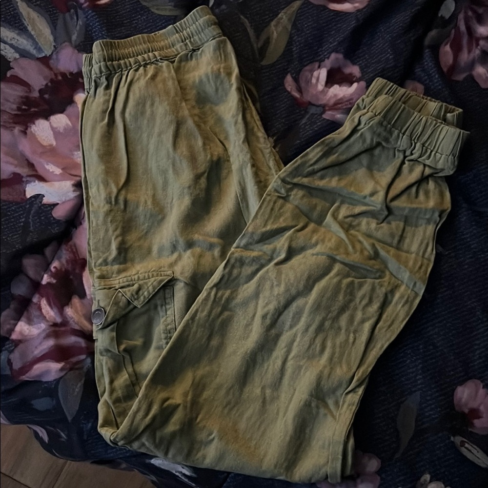 Olive Green Cargo Pants